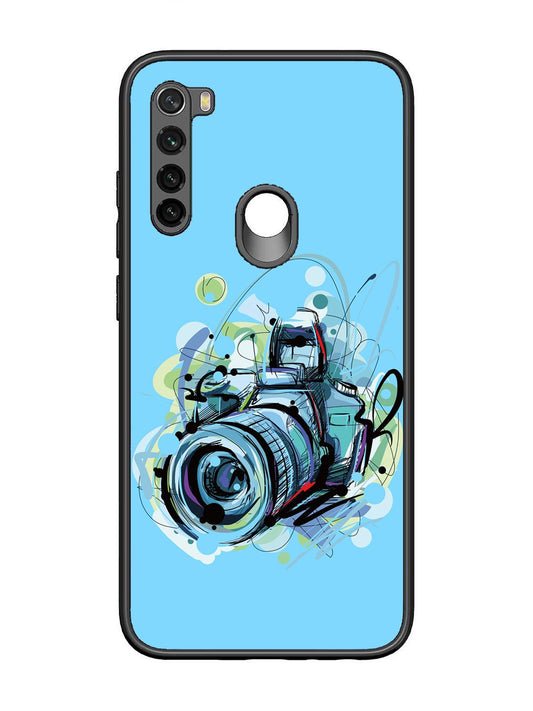 Xiaomi Redmi NOTE 8 Camera Blue Background