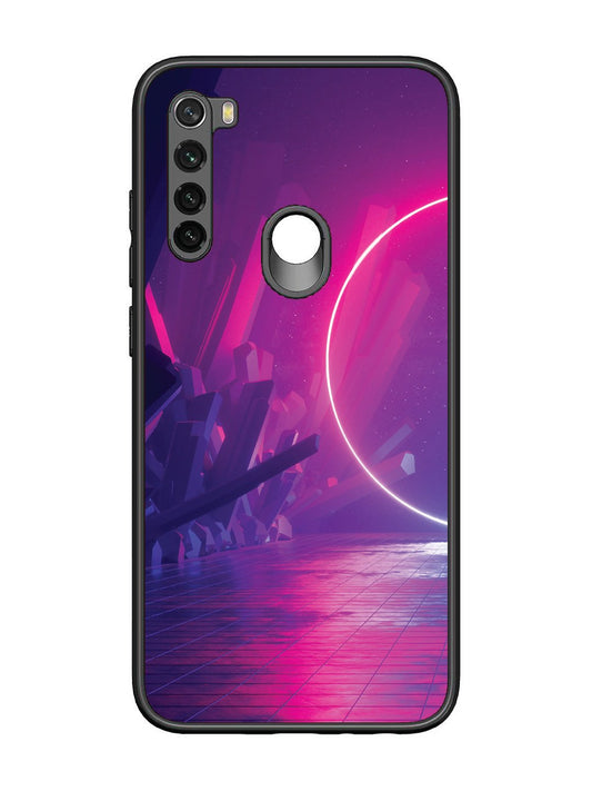 Xiaomi Redmi NOTE 8 abstract with Neon Light