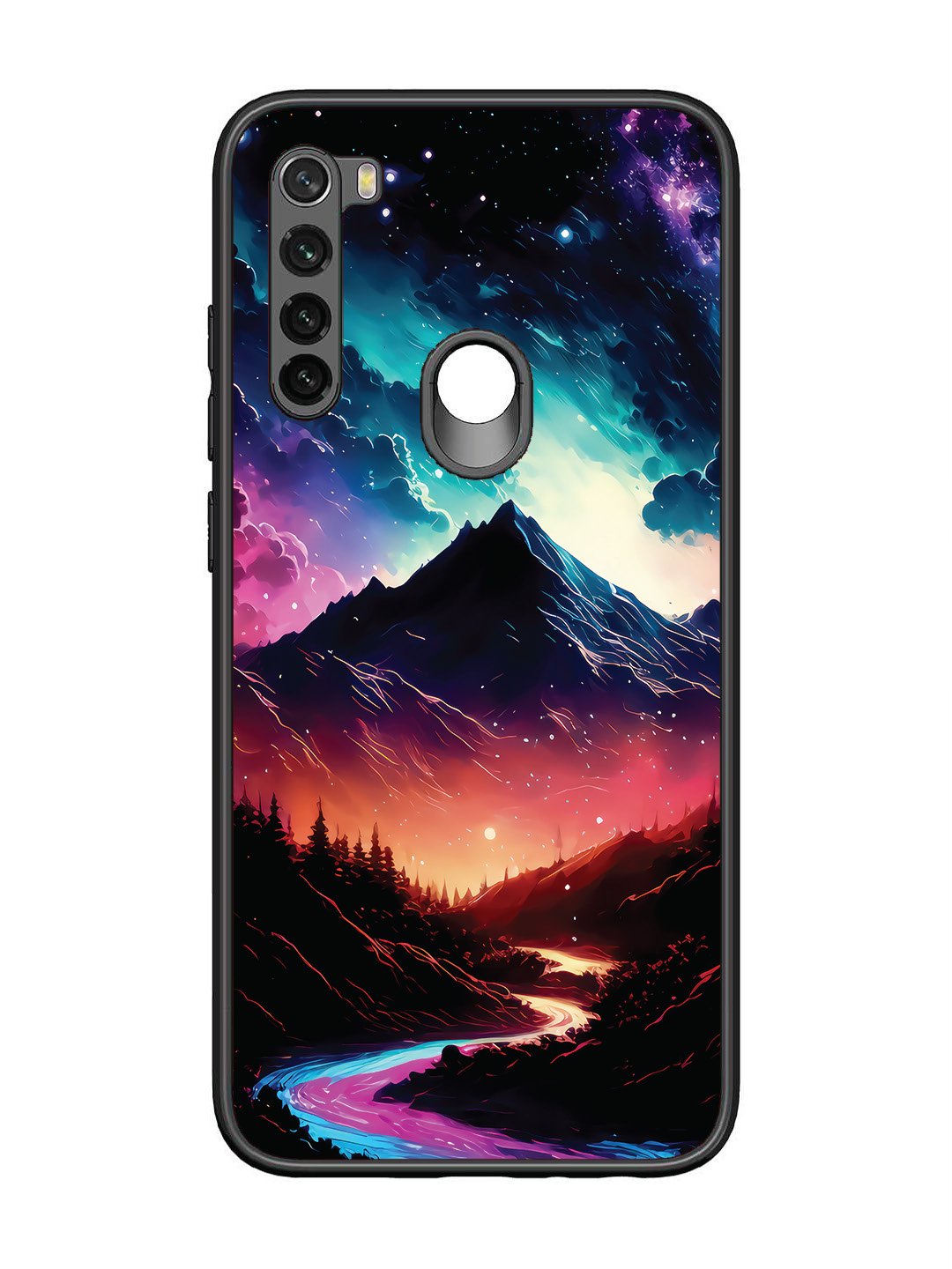 Xiaomi Redmi NOTE 8 mountain-valley-Colorful-cloud-at-night