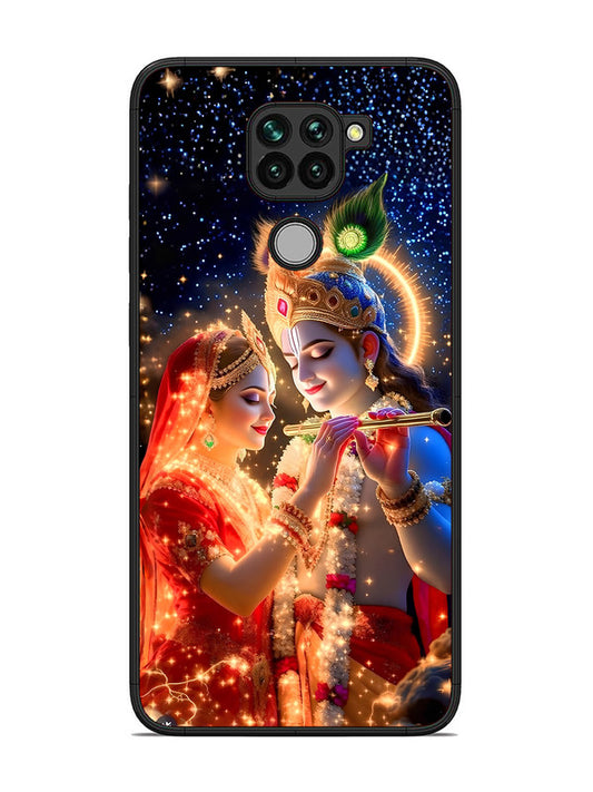 XIAOMI Redmi Note 9 Radha Krishna posing with flute