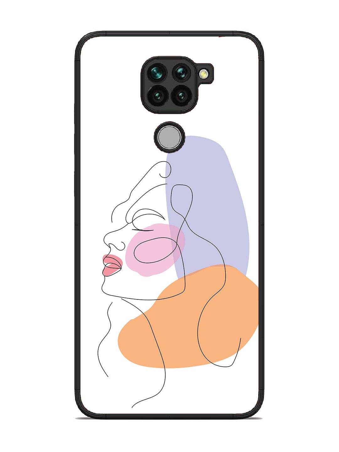 Xiaomi Redmi NOTE 9 Line Art Girl Face