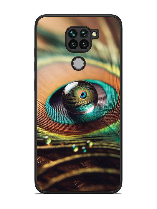 Xiaomi Redmi NOTE 9 Water Drop On Peacock Feather