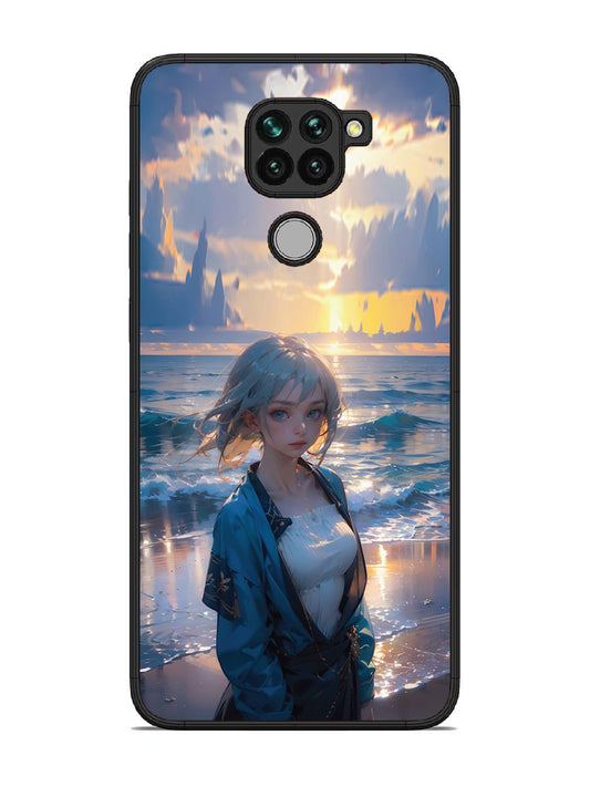 Xiaomi Redmi NOTE 9 Anime Girl Beach Ocean Waves
