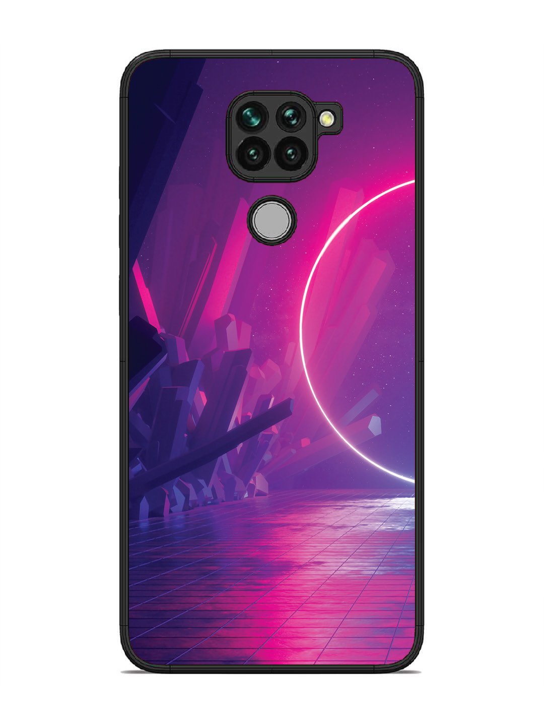 Xiaomi Redmi NOTE 9 abstract with Neon Light