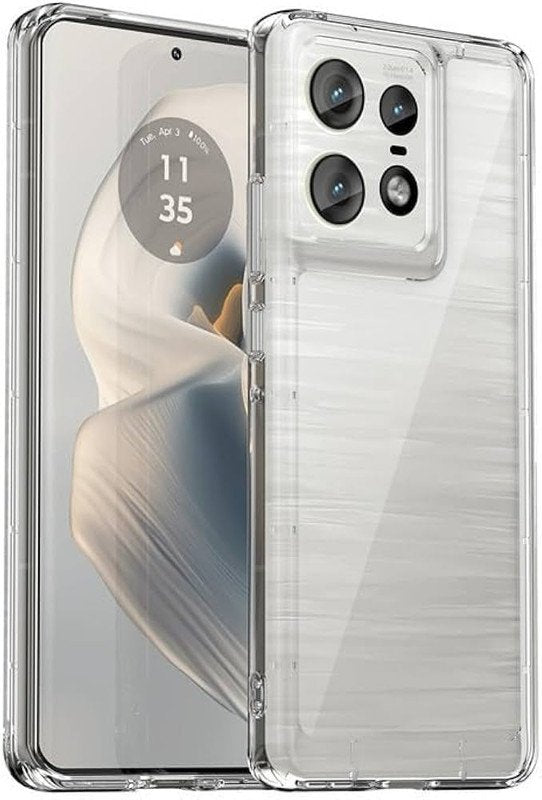 motorola edge 50 pro Transparent Case shock proof