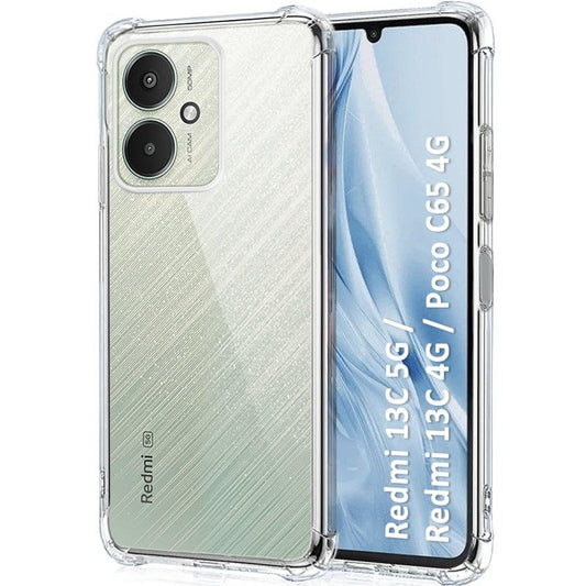 Xiaomi redmi 13c 5g Transparent Case shock proof