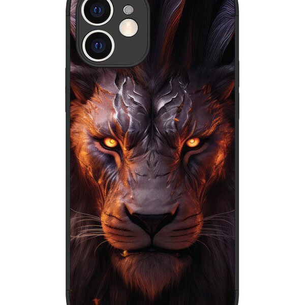 iPhone 12 | 2D Metal | Lion-animal | LC075