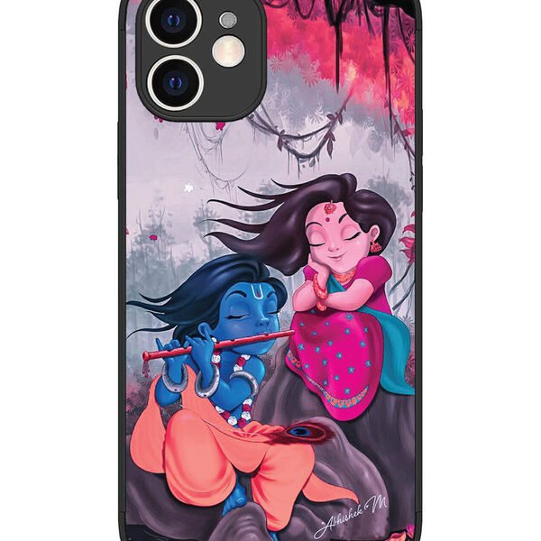 iPhone 12 | 2D Metal | Bal Gopal & Radha | LC075