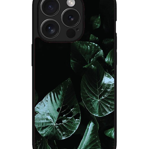 Iphone 15 Pro | 2D Metal | Leafs At Night | LC068