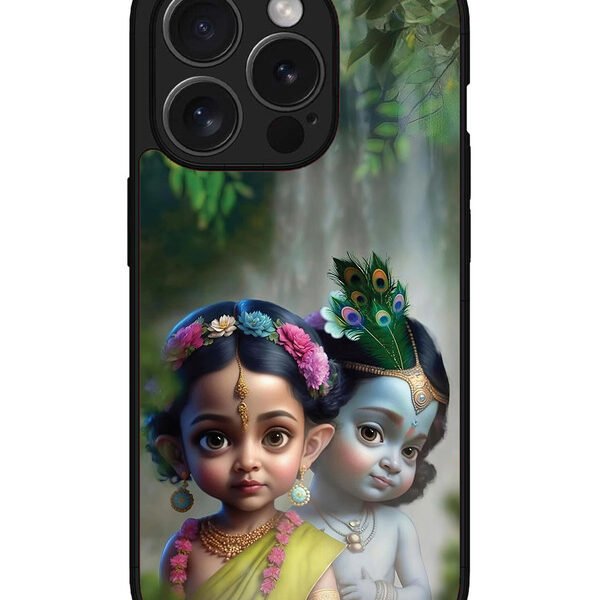 Iphone 15 Pro | 2D Metal | Baal Radhe Krishna | LC068