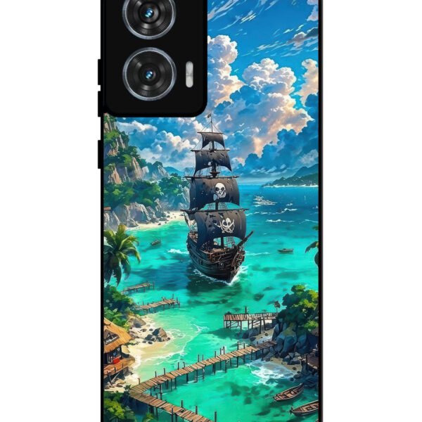 Motorola Moto G85 | 2D Metal | Pirate Ship Island | LC298