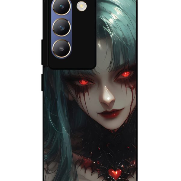 Vivo T3 5G | 2D Metal | Succubus-Demon-Anime-Girl-Red-Eyes | LC015