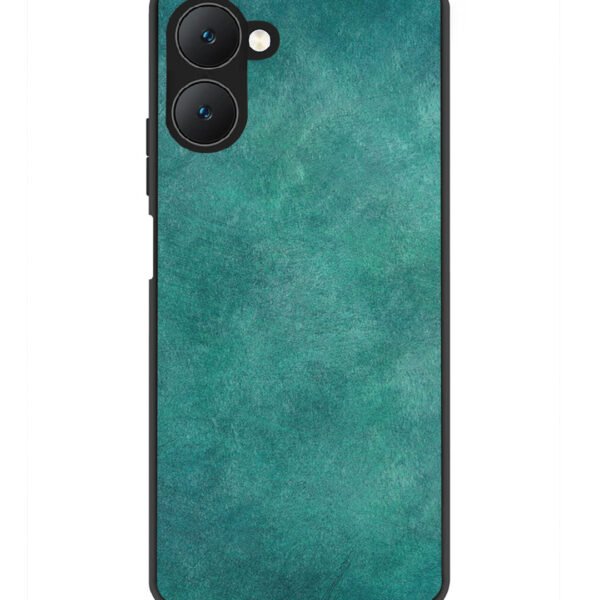 Vivo Y28s 5G | 2D Metal | Jungle Green With Scratches Marble | Lc308