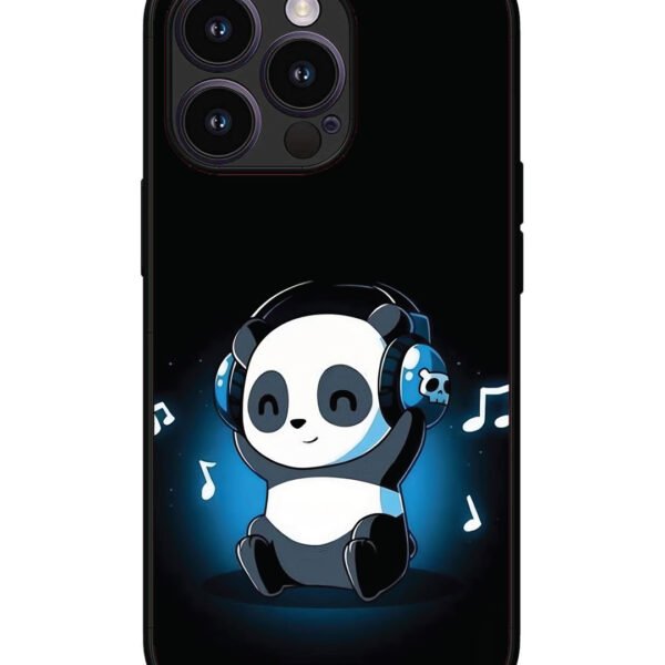 Iphone 13 Pro | 2D Metal | Panda Listening Music | LC333
