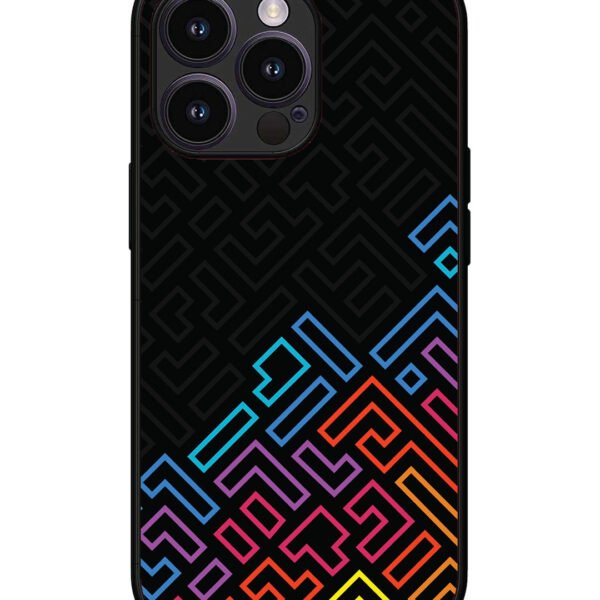 Iphone 14 Pro | 2D Metal | Colorful-Abstract | LC302