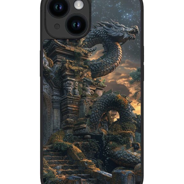 Iphone 15 | 2D Metal | Mystical Dragon Gateway | LC076