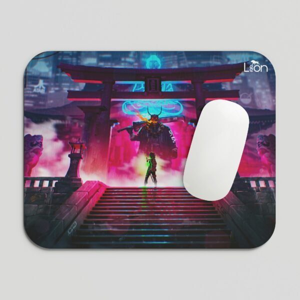 Cyberpunk Yokai Monster Printed Mousepad - Premiume Quality | L-MP1-172