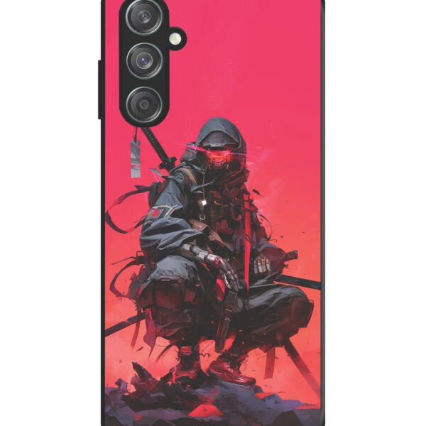 Samsung Galaxy M33 5G | 2D Metal | Cyberpunk Ninja Katana | LC142