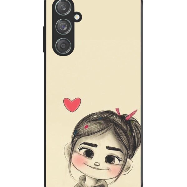 Samsung Galaxy M15 | 2D Metal | Cute Girl Looking At You | LC134