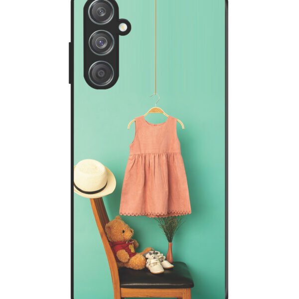 Samsung Galaxy M33 5G | 2D Metal | Trendy Dress For Girl Near Toy Bear | LC142